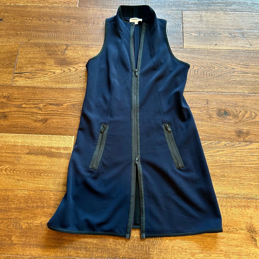Vintage Inspired Navy Sleeveless Dress